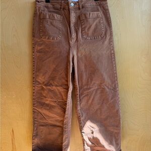 LOFT Brown Flare & Wide Leg Jeans